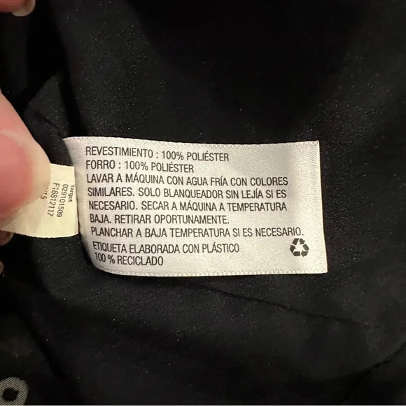 Liz Lange Maternity Black White Maxi Sleeveless Drawstring Waistband Dress Sz M - Picture 7 of 7